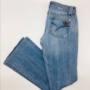 Joe's Jeans Bootcut Low Rise Blue Denim W27 Short